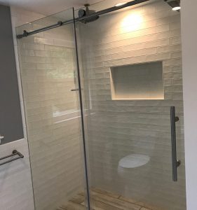 White Subway Tile - Custom Bathroom 4