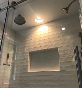 White Subway Tile - Custom Bathroom 3